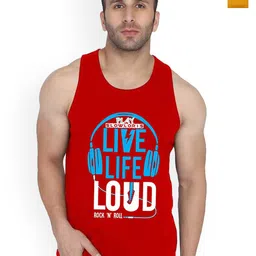 SLOWLORIS Pack Of 2 Printed Innerwear Vests SL26 COMBO (LOUD RED) (KEEP MUSTARD)-picture-26