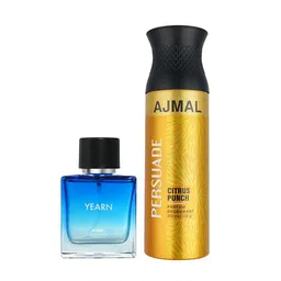 Ajmal Unisex Set of 2 Yearn EDP Perfume for Skin 100ml & Persuade Deodorant Spray 200ml-picture-25