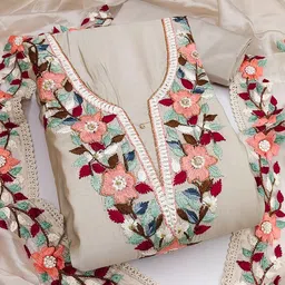 Ishin Embroidered Unstitched Dress Material-picture-28
