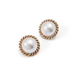 Aldo White Women Studs-picture-20