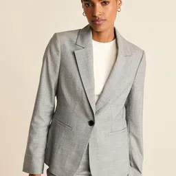 NEXT Micro Hounstooth Checks Smart Casual Blazers-picture-46