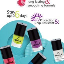 PERPAA Set Of 8 High-Shine Long Last Non-Toxic Nail Enamel 5ml Each - Combo 18-picture-44