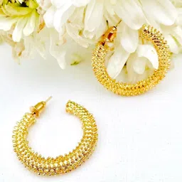 SALVE Circular Half Hoop Earrings-picture-10