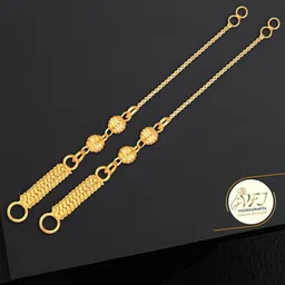 Vighnaharta Set Of 2 Gold-Plated Ear Cuff Earrings-picture-41