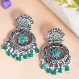 AQUASTREET Silver-Plated Crescent Shaped Chandbalis-picture-12