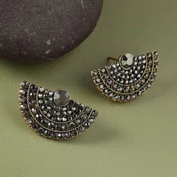 SOHI Contemporary Studs Earrings-picture-37