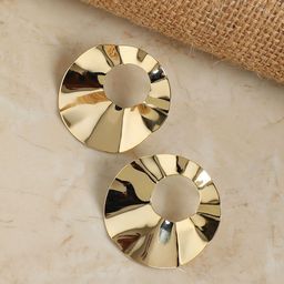 SOHI Gold Plated Stud Earrings-picture-10