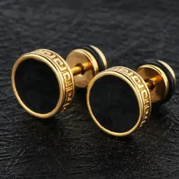 KARISHMA KREATIONS Set Of 2 Gold-Toned Circular Earrings-picture-15