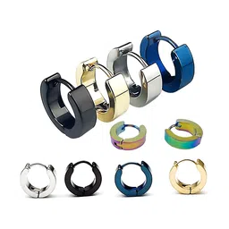 KARISHMA KREATIONS Set Of 4 Hoop Earrings-picture-33