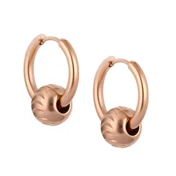 Daniel Klein Rose Gold Contemporary Studs Earrings-picture-34