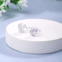 Yellow Chimes Silver-Plated Studs Earrings-picture-19