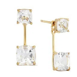 Young & Forever Gold-Toned Square Drop Earrings-picture-24