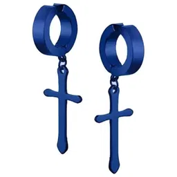 KRYSTALZ Religious Cross Contemporary Drop Earrings-picture-16