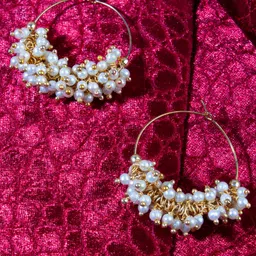 AccessHer Gold-Plated Contemporary Hoop Earrings-picture-25