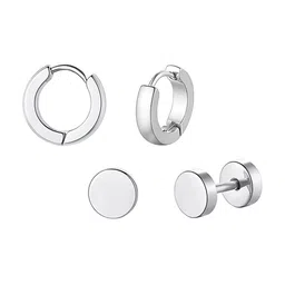 KARISHMA KREATIONS Set Of 2 Contemporary Hoop Earrings-picture-15