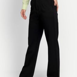 Next One Women Relaxed Straight Leg High-Rise Easy Wash Loose Fit Formal Trousers-picture-32