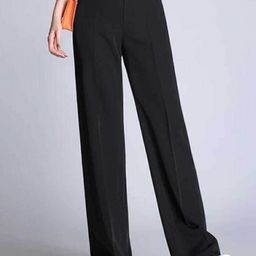 Next One Women Relaxed Straight Leg Loose Fit High-Rise Easy Wash Trousers-picture-26