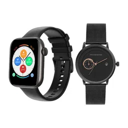 French Connection His & Her Printed Bluetooth Dial & Straps Analogue Watch FCSA025B-07C-picture-25