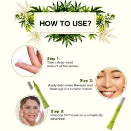 Colorbar Vita Hemp Restoring & Balancing Under Eye Serum | Vitamin C | Vitamin E | All Skin Tone | Hemp Seed Oil | Enriched with Backuchiol image 4