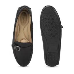 Yoho Black Bliss Comfortable Loafers for Women image 3