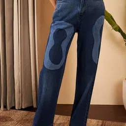 STREET 9 Women Straight Fit High-Rise Clean Look Light Fade Pure Cotton Jeans-image-6