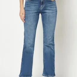 Crimsoune Club Women Comfort Bootcut Heavy Fade Stretchable Jeans-image-61