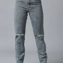 The Roadster Lifestyle Co Women Pure Cotton Straight Fit Jeans-picture-35
