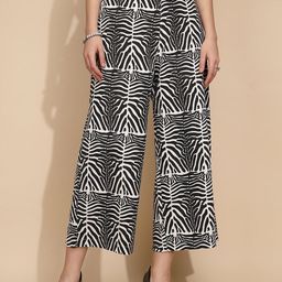 Global Republic Women Geometric Printed High-Rise Cotton Trouser-picture-19