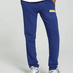 Puma Men Solid Brand Logo Slim-Fit Mid-Rise Regular Track Pants-picture-39
