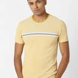 Peter England Casuals Colourblocked Slim Fit T-shirt-picture-35