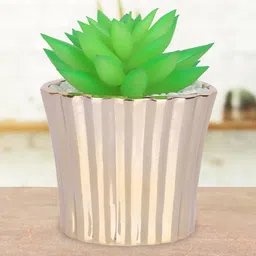 Kuber Industries Green & Golden Artificial Bonsai Plant With Pot-picture-37