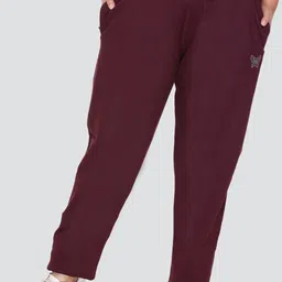 CUPID Women Plus Size Cotton Fleece Training or Gym Track Pants-picture-26