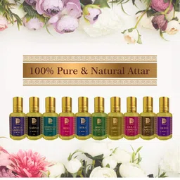 Duze Unisex Set Of 3 Natural Sandalwood Made In Kannauj Alcohol free Attar with roller 9ml-picture-11