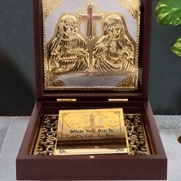 INTERNATIONAL GIFT Gold-Toned Jesus Christ Gift Set-picture-39