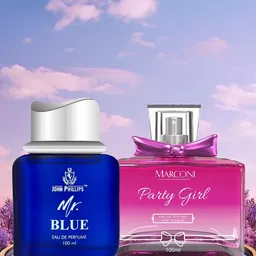 JOHN PHILLIPS Set of 2 Long Lasting Eau De Parfum - Mr Blue & Party Girl - 100 ml each-picture-34