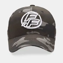 Status Quo Men Grey & White Printed Baseball Cap-picture-33