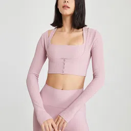 JC Collection Lightweight Crop Training or Gym Open Front Jacket-picture-18