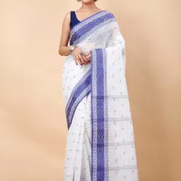 Ruuprekha Woven Design Ethnic Motifs Pure Cotton Saree-image-40