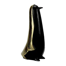 Hind Decor Black & Gold Figurine Penguin Showpiece-image-14