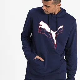 Puma Men Blue M1 Printed Hooded Sweatshirt-picture-46