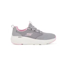 SKECHERS Women GO RUN ELEVATE Grey Slip On Running Shoes image 2