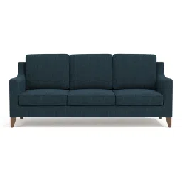 urban ladder create Abbey 3 Seater Fabric Sofa in Indigo Blue Colour-picture-11