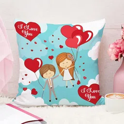 STITCHNEST Blue & Red Cartoon Characters Square Cushion Covers-image-79
