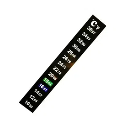Spirahomes Brewing Thermometer Strip, Aquarium Thermometer Sticker, 2-Pack, Adhesive, Color Changing, Highly Accurate image 1