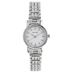 Sonata Quartz Analog White Dial Silver Stainless Steel Strap Watch For Women-picture-42
