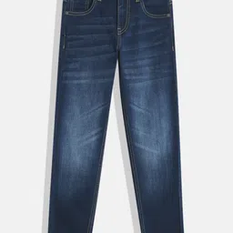 HERE&NOW Girls Slim Fit Mid-Rise Light Fade Stretchable Jeans-picture-55