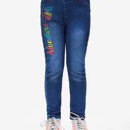 Naughty Ninos Girls Embroidered Jeggings image 1