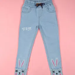 F2M Kids Slim Fit Embroidered Jeans-picture-16