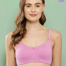 Leading Lady Pack of 3 Non-Padded Seamless Cotton Bras 1128-PK-MZ-MV-3-image-23