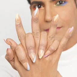 LICK 28 Pieces False Stick-On Nails With Application Kit - Nude-picture-38